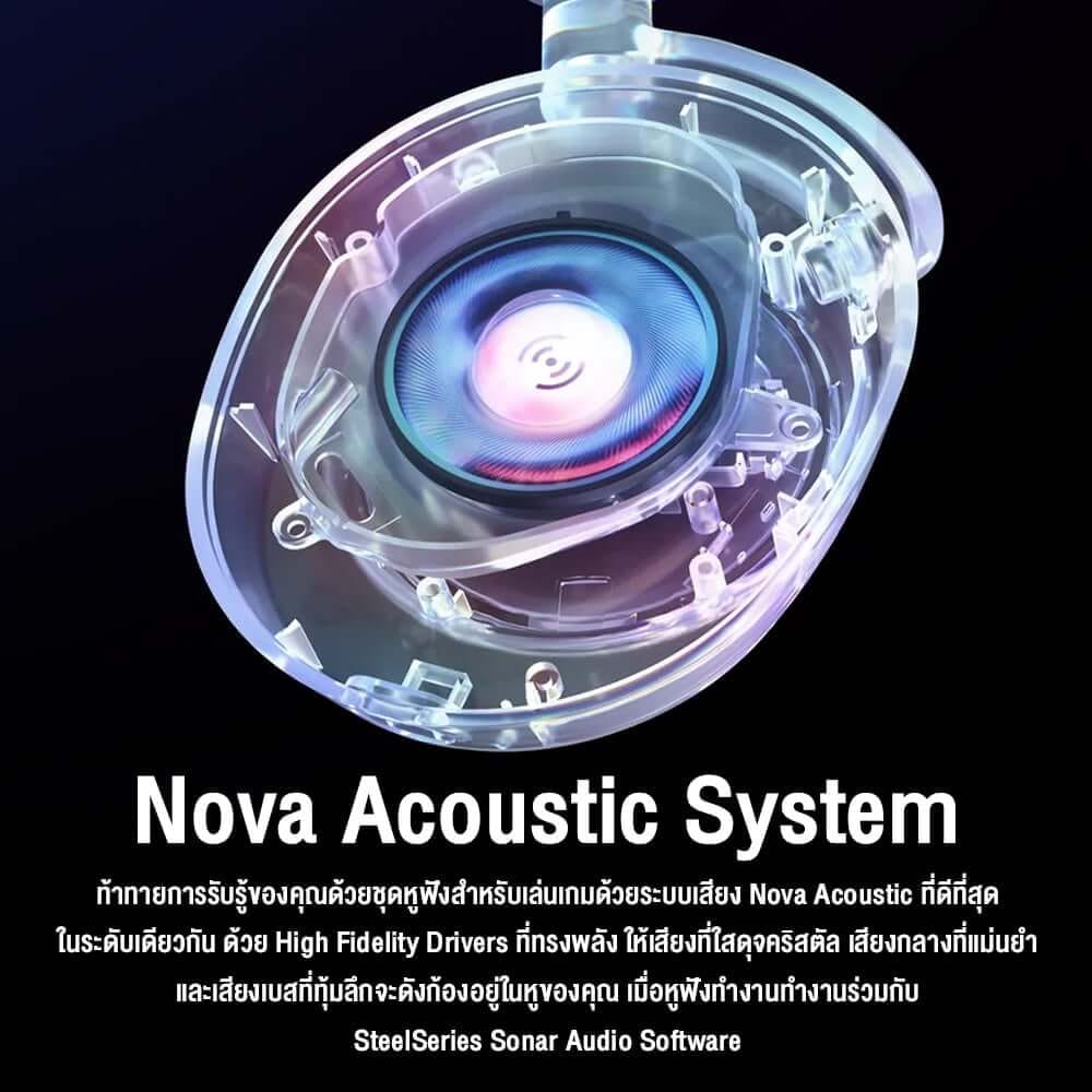 หูฟังไร้สาย STEELSERIES ARCTIS NOVA 7P FOR PLAYSTATION สีขาว_2